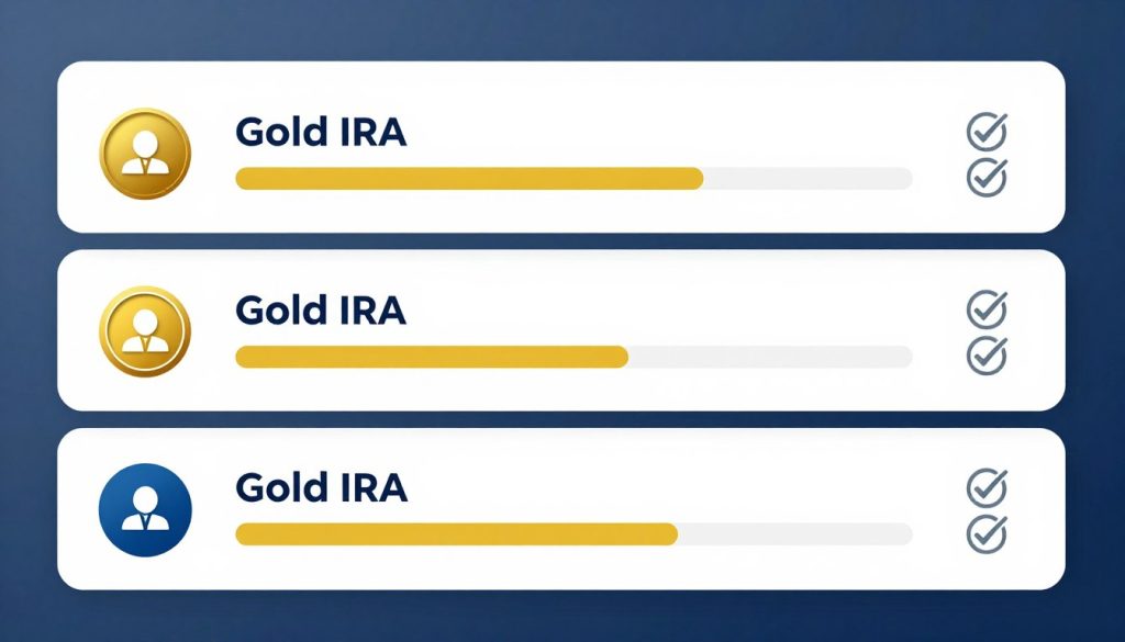 Detailed comparison chart of best gold IRA companies features and services Detailed comparison chart of best gold IRA companies features and services
