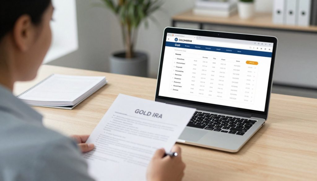 Financial advisor answering questions about gold IRA companies and precious metals investing Financial advisor answering questions about gold IRA companies and precious metals investing