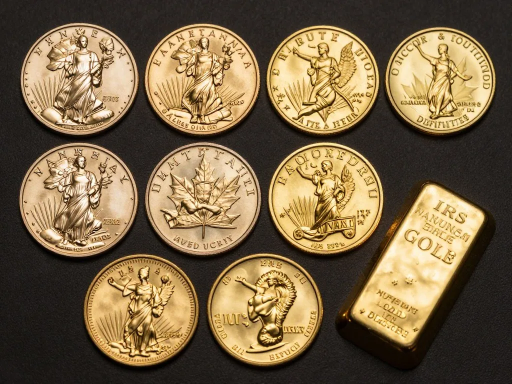 IRS-approved gold coins and bars meeting fineness requirements for gold IRA accounts IRS-approved gold coins and bars meeting fineness requirements for gold IRA accounts